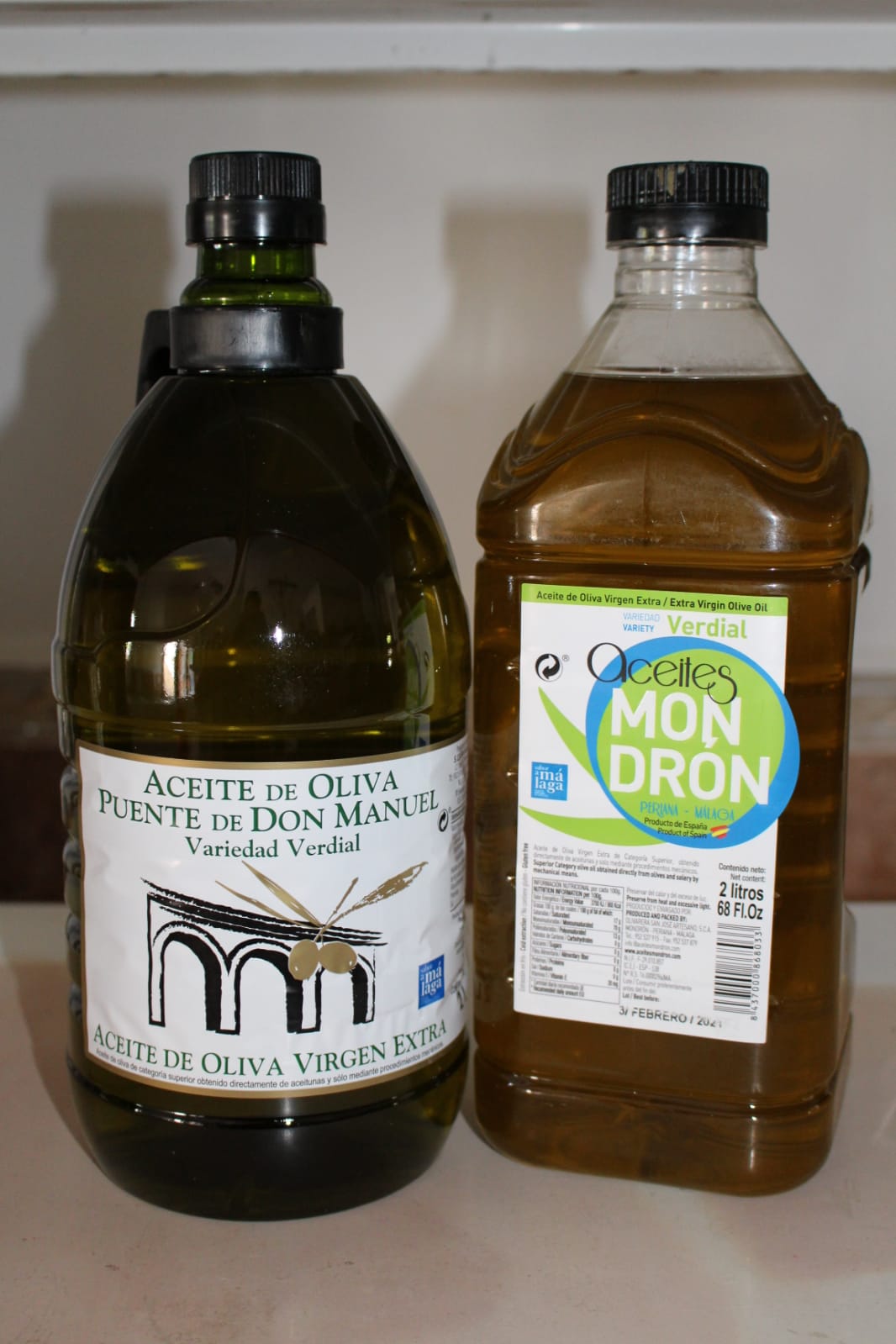 Aceite de oliva virgen extra 2 Litros